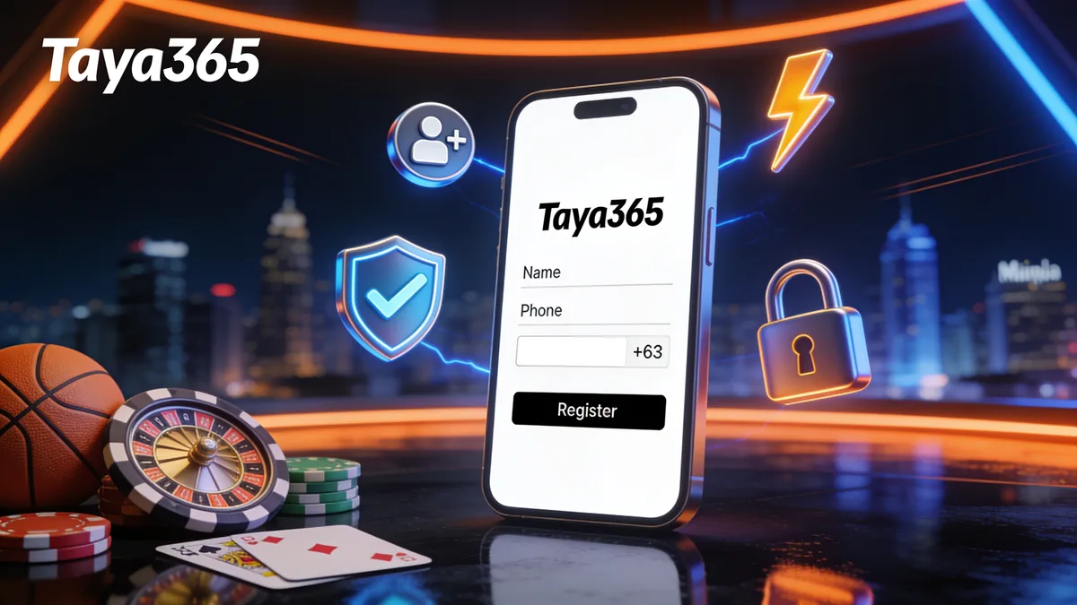 How to Create Your Taya365 Bet Account for players in the Philippines